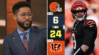 "Joe Burrow is on-fire!" - Nate Burleson on Bengals keep Playoffs hope alive with win over Browns