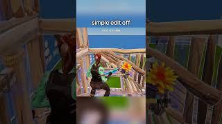 The difference between normal editing and simple editing  #shorts #fortnite #fortniteclips #quads