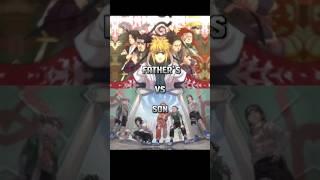 son vs father #naruto #hashirama #narutoshippuden #sasuke #itachi #madara #minato #shippuden