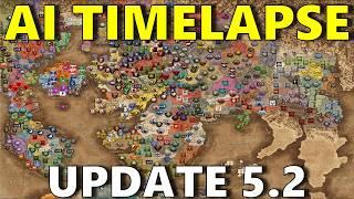 Warhammer 3 AI Timelapse but its v5.2 with new AI update