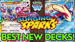 Top 5 Best New Surging Sparks Decks (w/ PTCGL Lists!)