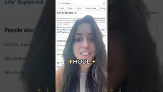 What Does HODL mean? - #Bitcoin Glossary