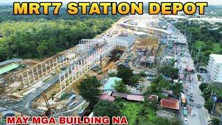 May mga building na MRT7 STATION DEPOT UPDATE 08/18/2024