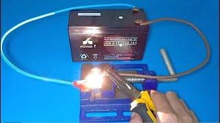 How to make welding machine using only 12V Battery