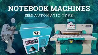 Notebook Making Machine Notebook Cutting Machine Manufacture by Jatinder Machinery Co. 09855782452