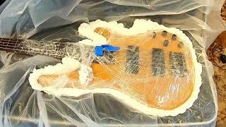 Custom Fit - Molding A Guitar Case With Spray Foam