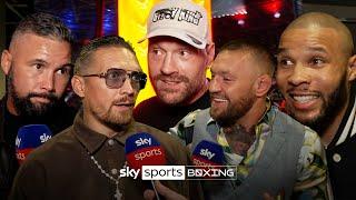 Fury, McGregor, Usyk & others react to KO in Dubois/Joshua 