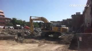 Demolition of the old Daily Camera building on June 18th #boulder #dailycamera