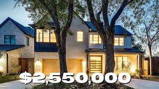 TOUR A $2.5M TRANSITIONAL HOME | Texas Real Estate | Dallas Realtor | BLUFFVIEW