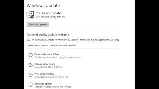 Windows 10 update error code 0x80073712