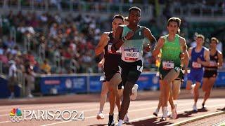 Yared Nuguse punches semifinal ticket in 1500m heat at Olympic Trials | NBC Sports