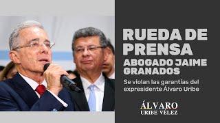 Se violan las garantías. Rueda de prensa abogado Jaime Granados