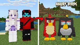 Naging ANGRY BIRDS kami sa MINECRAFT ft.Pepesan || Angry Birds