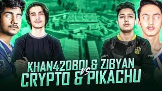 Khan420, Zibyan VS Crypto, Pika | Tdm Aim assist Off