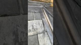 Nice leadwork on Victorian slate porch #victorian #slate #leadwork #roofing #roof  #satisfying #sub