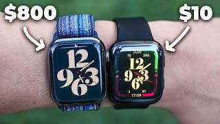 I Tested $10 vs $800 Apple Watch (Workout, Steps, Sleep)