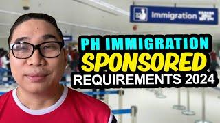 Philippine Immigration Requirements 2024 | Sponsored Filipino Travelling Abroad