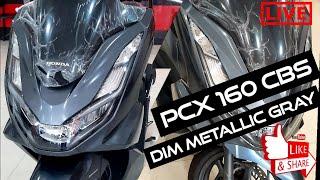 LATEST PCX160 CBS MATTE DIM METALLIC GRAY