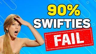 Only True Swifties Get More Than 25/30 | Taylor Swift Quiz ! QuickQs