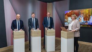 Triell der Regierungsratskandidaten Oehri (FBP), Büchel (VU) und Rehak (DpL)