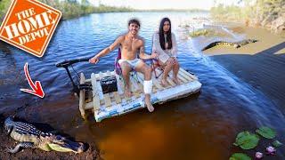 I Survived On A Homemade Raft With My Assistant In Alligator Infested Waters