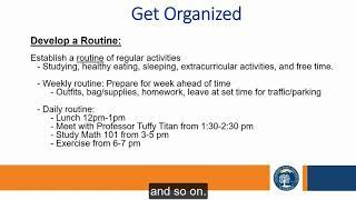 Organization & Time Management - DSS Study Skills Series