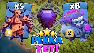 Mass PEKKA with Mass YETI Legend Push Strategy (Updated) - Legend 3star TH13 - Clash Of Clans