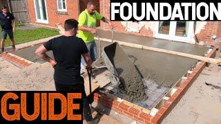 Bricklaying - How To Do Foundations For House Extension