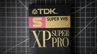 TDK VHS Tape Unboxing and S-VHS Hifi comparison