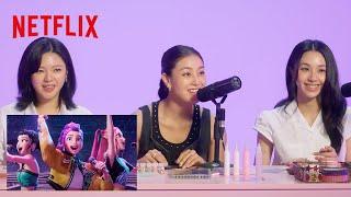 TWICE ASMR: Jeongyeon, Jihyo & Chaeyoung Decorate Photocards | Netflix