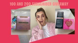 100 AND 200 SUBSCRIBER GIVEAWAY #GIVEAWAY (CLOSED)