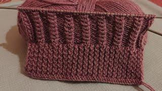 New Woolen Sweater Design l Knitting Tutorial   l Woolen Pattern