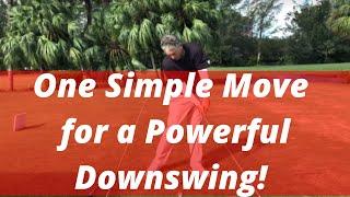 How to Start the Downswing! One Simple Move for a Powerful Downswing! PGA Golf Pro Jess Frank