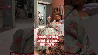 Mann sundar   tv serial shooting behind the scenes Ruhi ne set pur ke masti ️ #bts