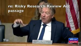 Risky Research Review Act - "a matter of survival"