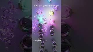 Can you guess the song? #satisfying #music #ball #marble #samplex