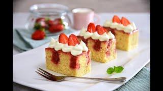 Recipe for the cake "Strawberry Barni"