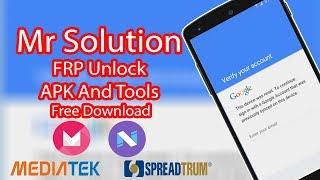 Mr Solution FRP Unlock APK And Tools Free Download