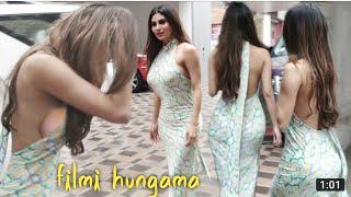 Bollywood Actress Mouni Roy || Super Hot Figure In Backless Outfit