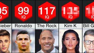 Comparison: Celebrities Ranked By Intelligence