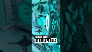 CLEAN White No Cable PC Build - PCSpecialist