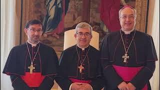 El papa Francisco recibe en audiencia a la cúpula de la CEE