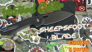 Vosteed Gator Sheepsfoot Blade - Heavy Duty & Lighter Weight! - Unboxing & Review