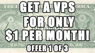 VPS for $1/mo with 25 TB of Bandwidth!