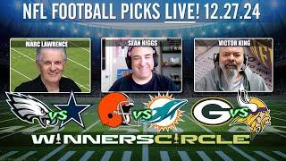 NFL LIVE: Week 17 Preview & Free NFL Picks with Sean Higgs, Marc Lawrence and Victor King!