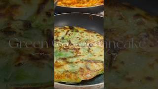 How to make Pajeon: Korean Green Onion Pancake #shorts #recipe #koreanfood