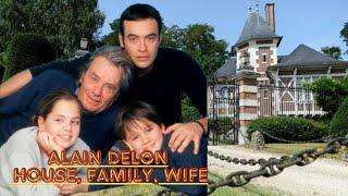 ALAIN DELON personal life, all wives , family, houses, kids