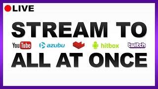 HOW TO: Stream On Multiple Platforms! [Easy]