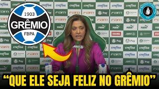 CARMINHA CONFIRMOU! LEILA PEREIRA ACABA DE CONFIRMAR CRAQUE DO PALMEIRAS NO GRÊMIO! NOTÍCIAS GRÊMIO!