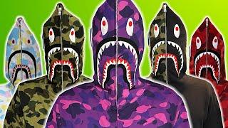 The BEST To WORST BAPE Shark Hoodie